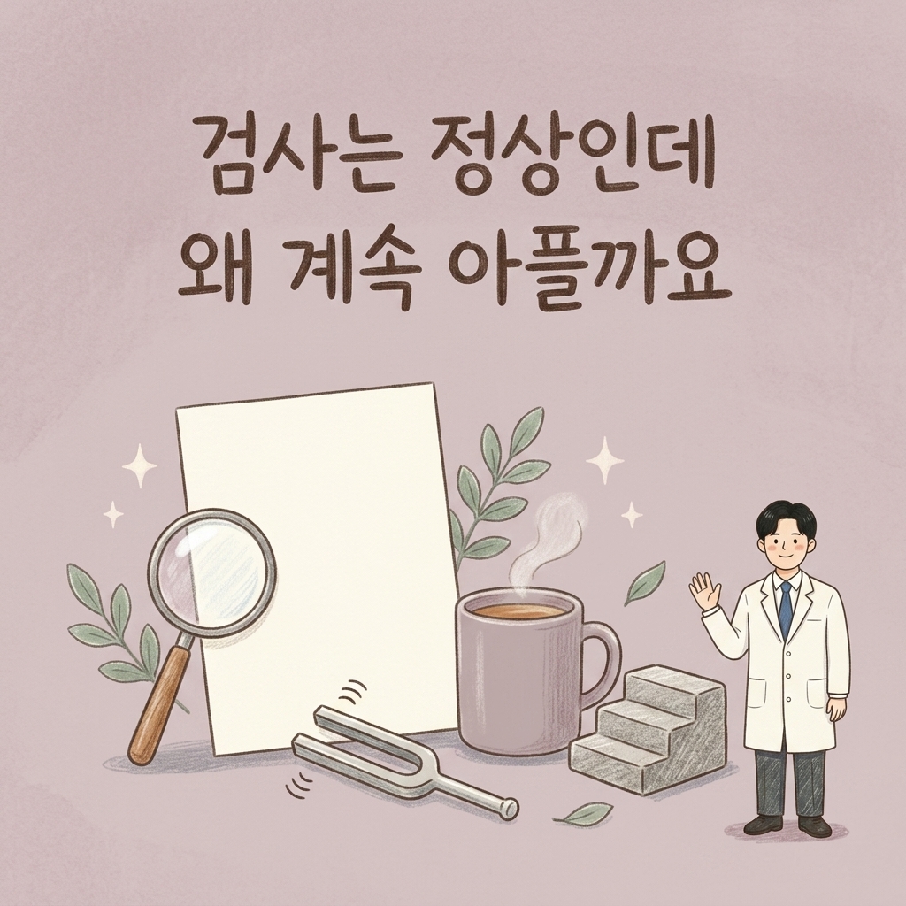신경성이라는 말을 들으셨다면 — 검사가 깨끗한데도 아픈 이유