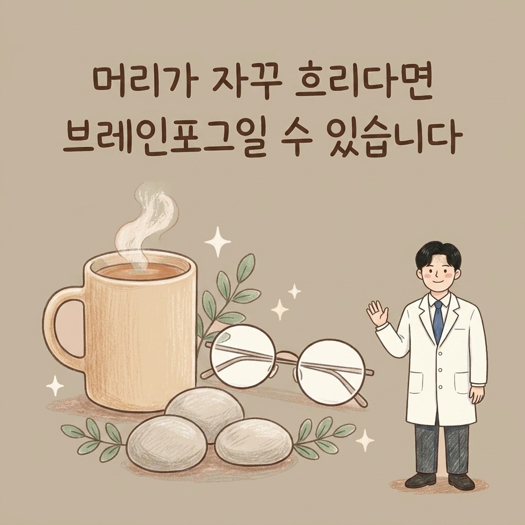 깜빡깜빡하는 게 다 브레인포그일까요 — 기준과 자가진단