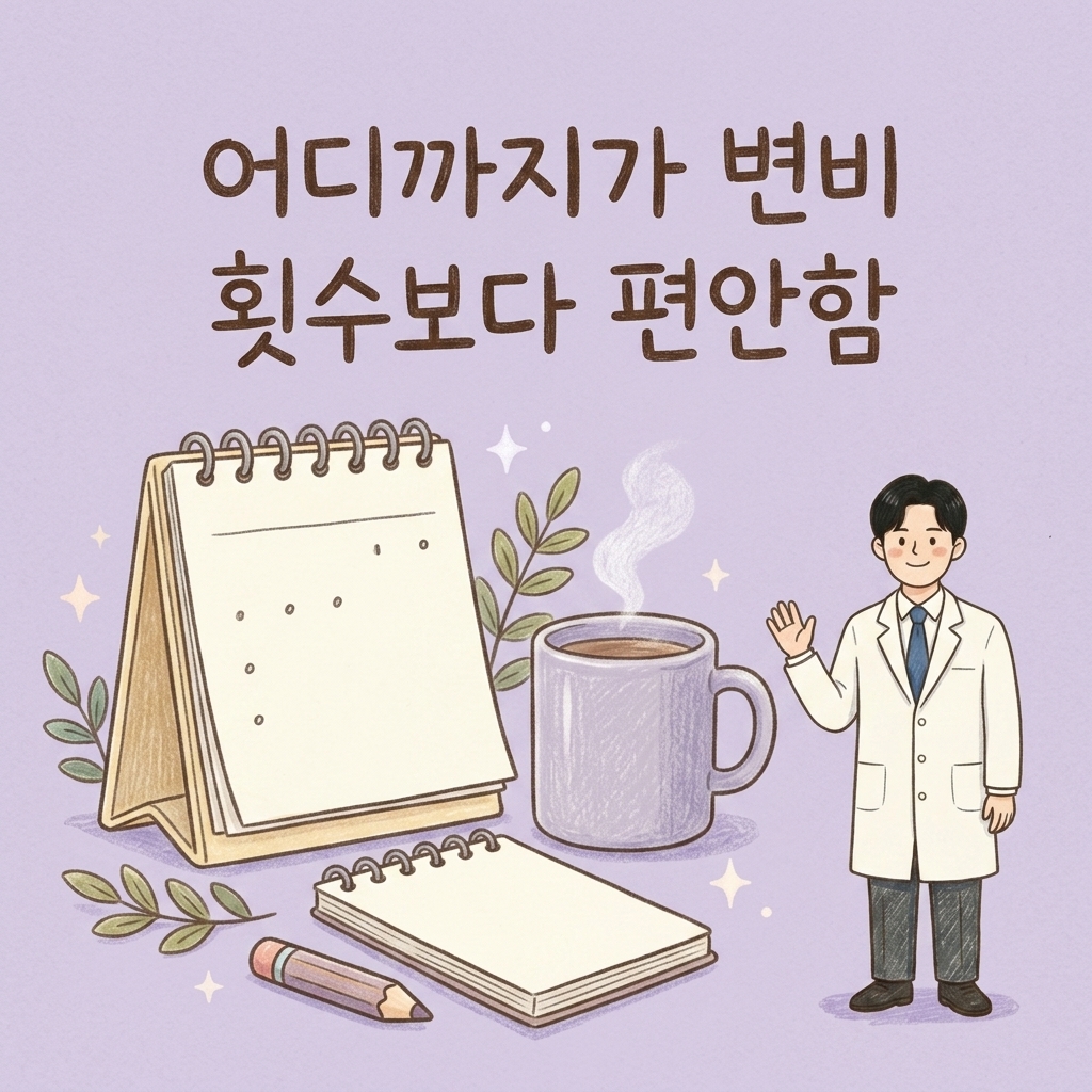 어디까지가 변비일까요 — 기준과 자가진단