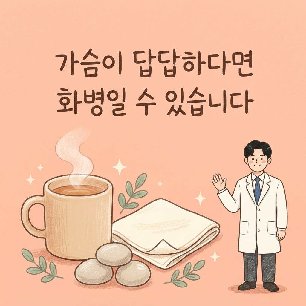 가슴이 답답한 게 다 화병일까요 — 화병의 기준과 자가진단
