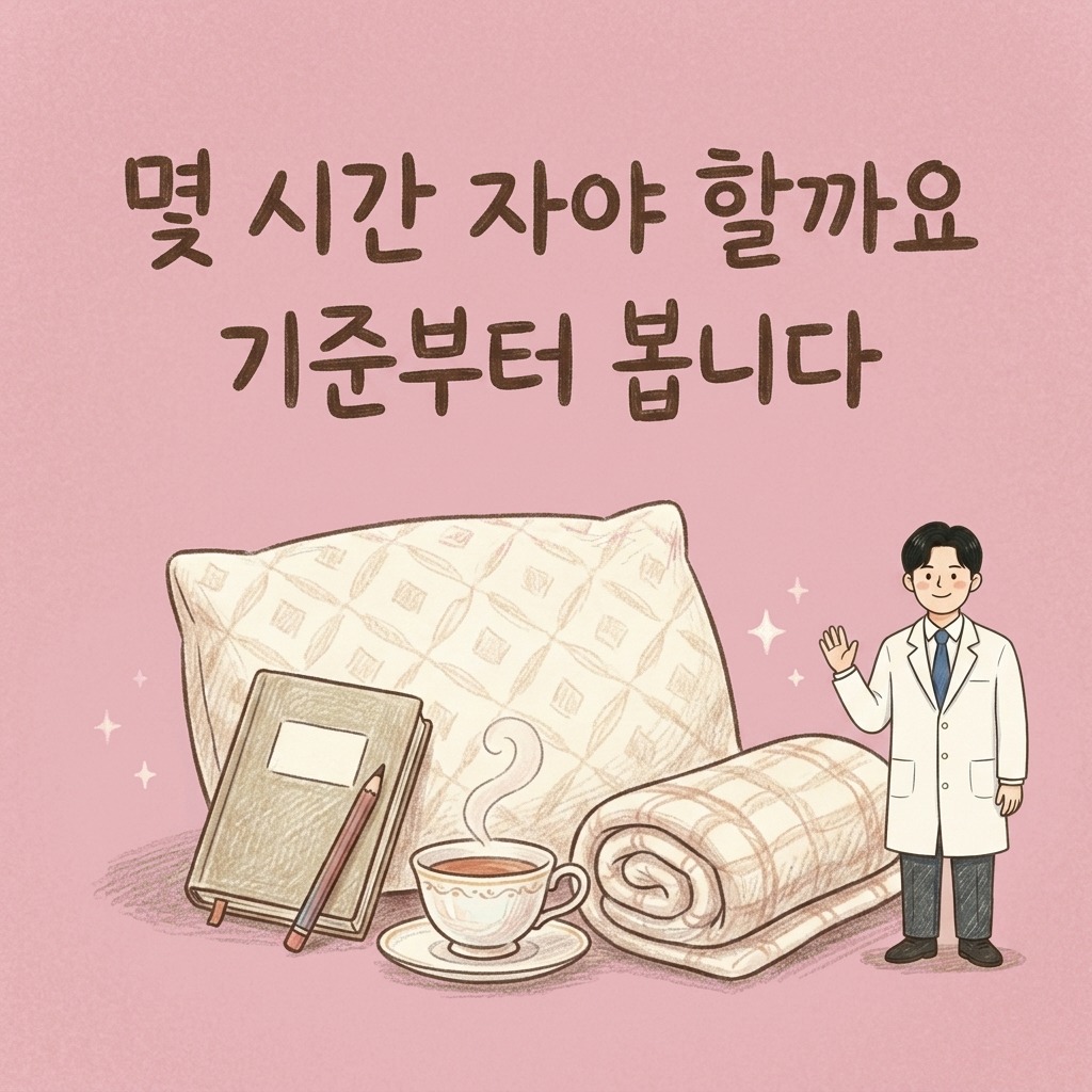 몇 시간 못 자면 불면증일까요 — 기준과 자가진단