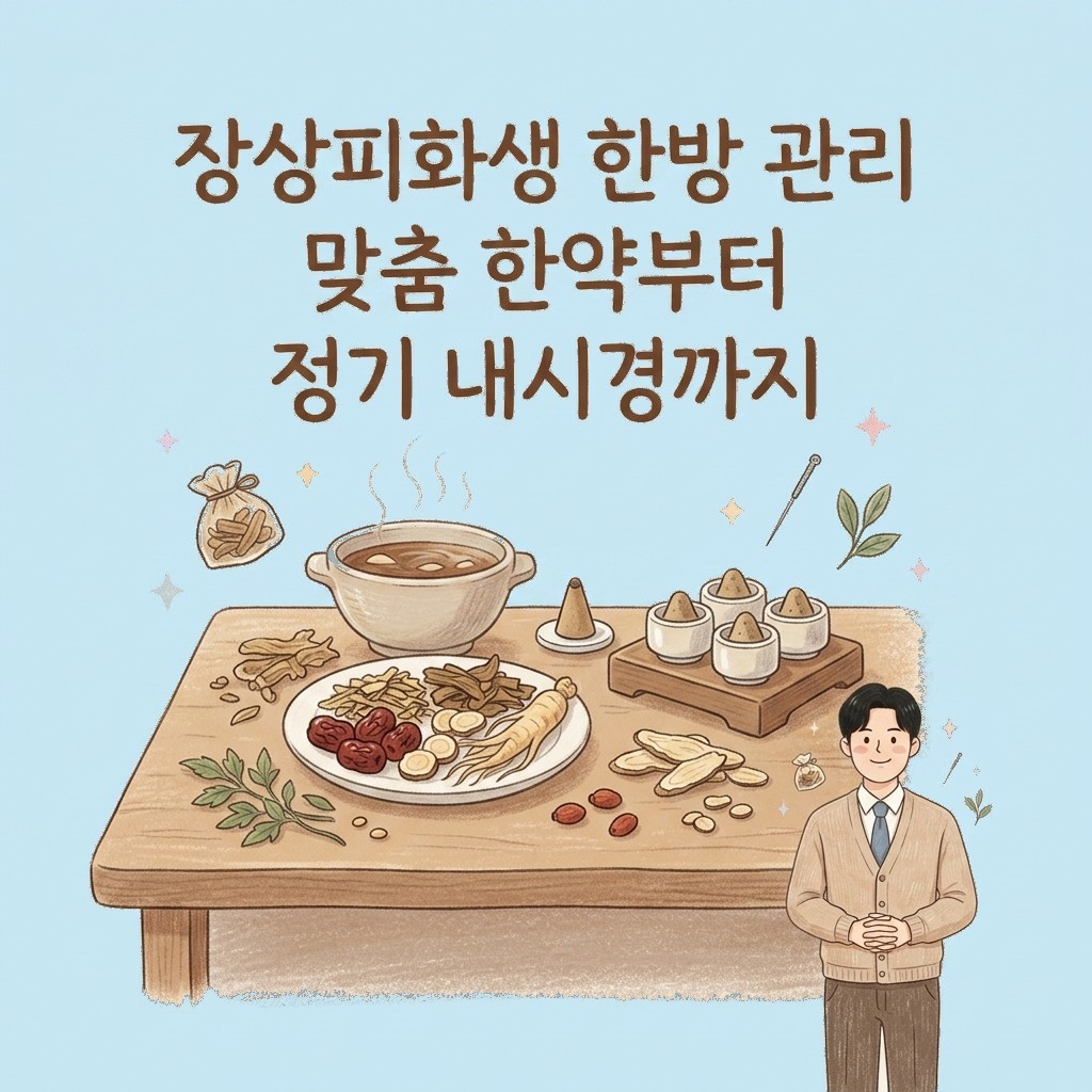 굳어 버린 위장을 되살리는 한방 관리