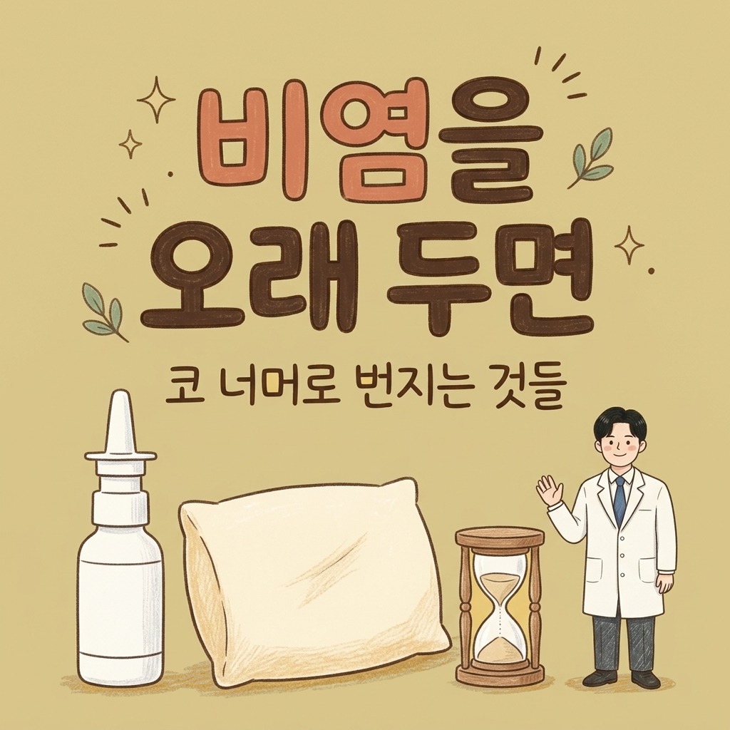 비염을 오래 두면 — 코 너머로 번지는 것들