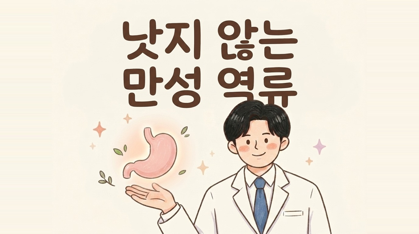 낫지 않는 만성 역류 — 담적과 기능성 소화불량 이야기