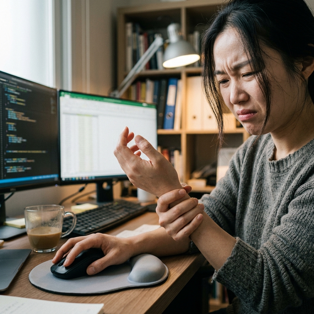 손목 통증 환자